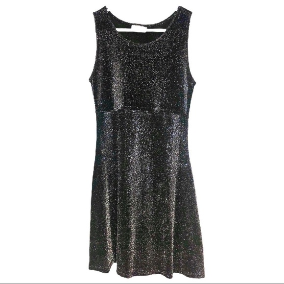 JOULE Stretchy Sexy Silver Sleeveless Dress - Picture 1 of 8
